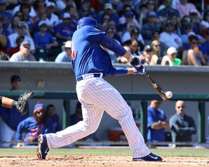 Anthony Rizzo with 2 RBI hit
