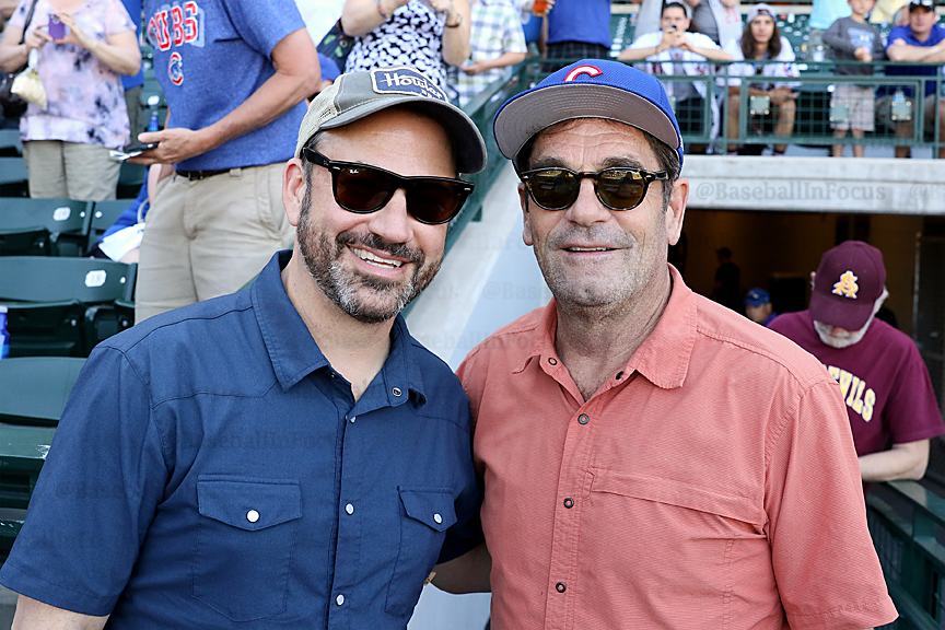 Jimmy Kimmel and Huey Lewis