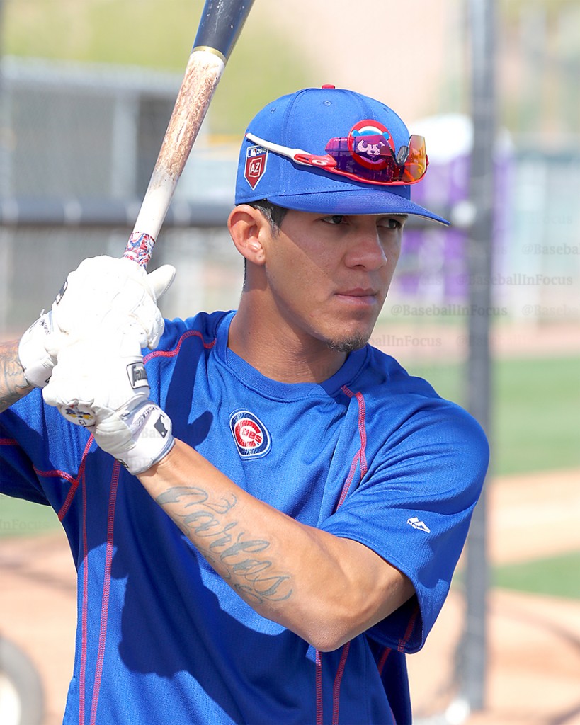 Carlos Penalver got into yesterday's game, he's been in the Cubs system since 2011